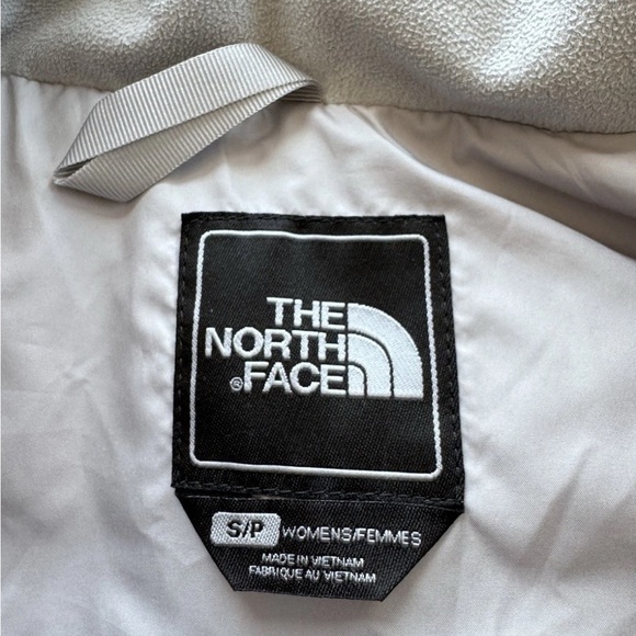 Vintage Y2K The North Face 550 Quilted Down Vest Baby Blue Puffer Jacket Small - Picture 12 of 15